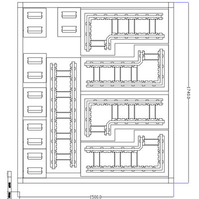 Hợp kim nhôm Khuôn EPS tùy chỉnh để xây dựng gạch bọt